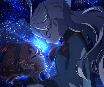 Miorine Rembran & Suletta Mercury, Suletta Mercury, Miorine Rembran, Anime, Mobile Suit Gundam: The Witch from Mercury HD wallpaper