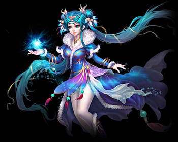 Fantasy girl, magic, fantasy, art, woman HD wallpaper
