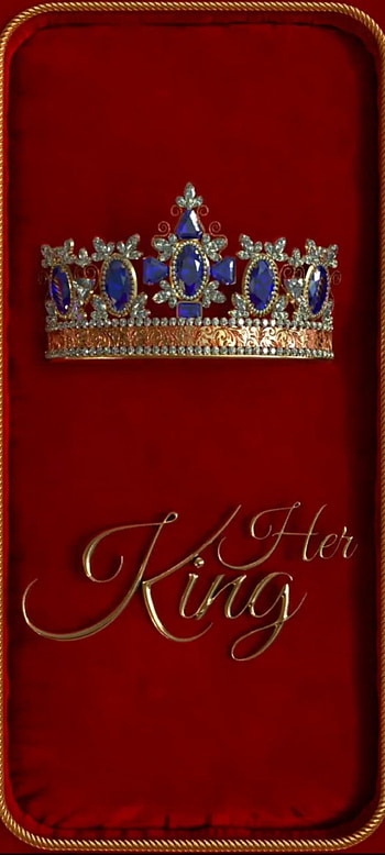 The King, red, magenta, Crown, art, diamond HD phone wallpaper