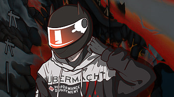Hoodie Helmet Urban Nex, helmet, artist, artwork, digital-art, deviantart HD wallpaper