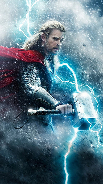 Thunder, Chris Hemsworth (Thor) HD phone wallpaper