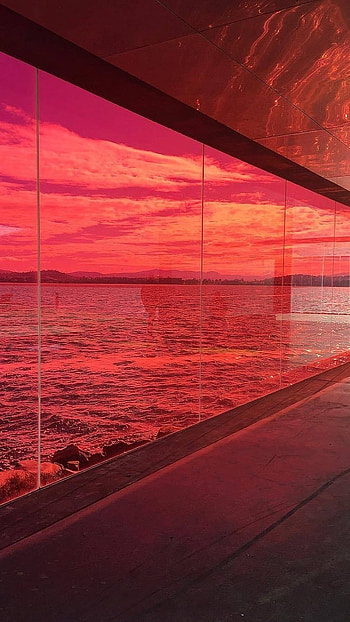 Red Aesthetic, Glass HD phone wallpaper