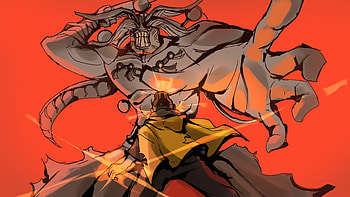 of Mahoraga and Jogo from Jujutsu Kaisen, Anime, Jujutsu Kaisen, Mahoraga (Jujutsu Kaisen), Jogo (Jujutsu Kaisen) HD wallpaper