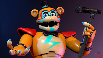 Glamrock Freddy – Five Nights at Freddy’s Security Breach Spotlight, Glamrock Freddy (Five Nights at Freddy's), video game, Five Nights at Freddy's: Security Breach, Five Nights at Freddy's HD wallpaper