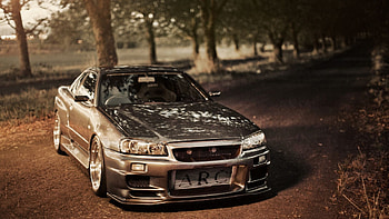 R34 Turbo, Skyline Car HD wallpaper