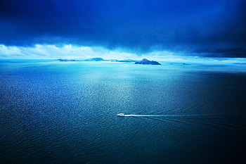 Blue Ocean , ocean, nature HD wallpaper