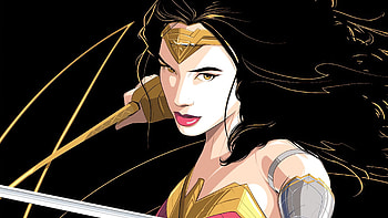 Wonder Woman Sketch Artwork New, wonder-woman, superheroes, artwork HD wallpaper