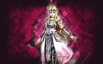 Princess Zelda, The Legend of Zelda, burgundy stone background, Zelda, The Legend of Zelda characters, grunge art HD wallpaper