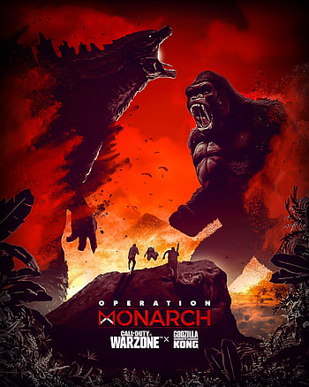 Warzone Godzivskong, heat, naruto, sky, ghost, cod, war, dbz, anime, godzilla, kong HD phone wallpaper