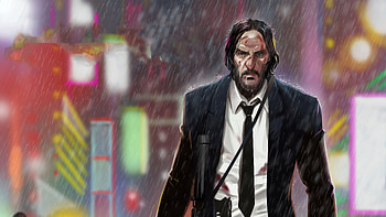 John Wick 3 Art, keanu-reeves, john-wick, artwork, digital-art, artstation, artist HD wallpaper