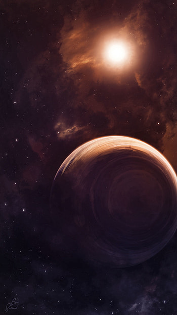 Universe, Stars, Shining, Nebula, Planet HD phone wallpaper