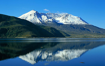 Mountains Reflection, reflection, , cool, mountains, lake HD wallpaper