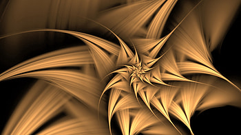 Abstract, Fractal, Swirling, Involute, Digital, Pointed HD wallpaper