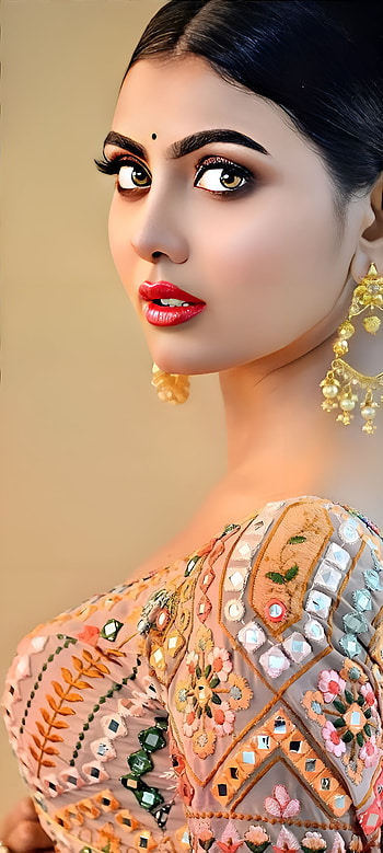 Beautiful girl, beauty, indian HD phone wallpaper