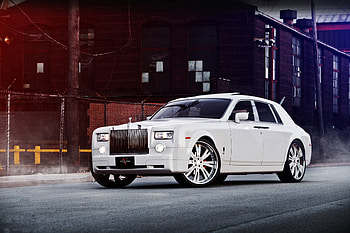 White, luxury car, Rolls-Royce HD wallpaper