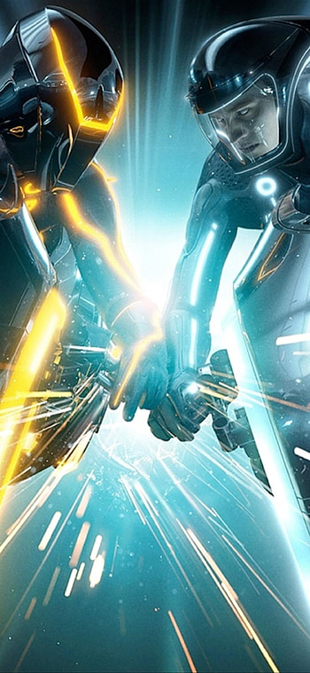 Tron movie, Legacy movie, High-tech aesthetics, Sci-fi adventure HD phone wallpaper