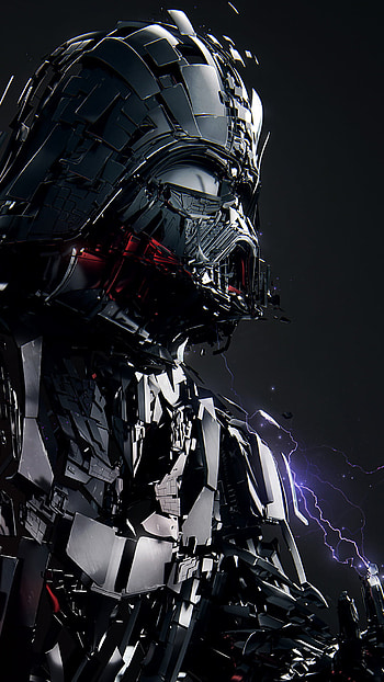 Star Wars Darth Vader, Lightsaber, Ultra HD phone wallpaper