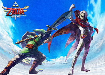 Skyward Sword, art, Heroic battles, Master sword HD wallpaper