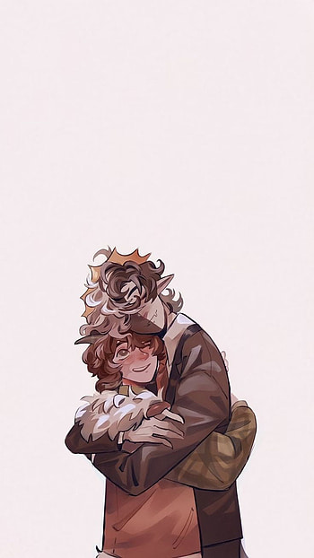 Bee & Boo || Hugs!, ranboo, art, mcyt, tubbo, platonic, cute, dsmp HD phone wallpaper