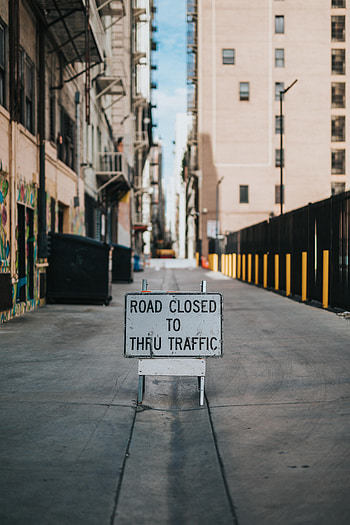 Words, Road, Inscription, Sign, Closed, It's Locked HD phone wallpaper