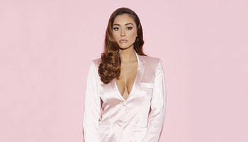 Celebrity, Hot, pink suit, Lindsey Morgan HD wallpaper