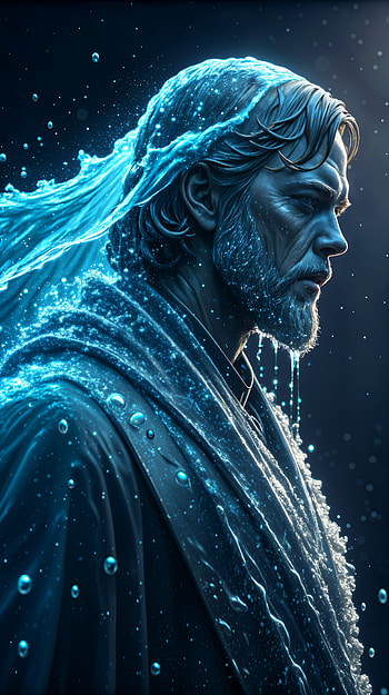 Luke Skywalker — Tide of the Force ( ), man, water, portrait HD phone wallpaper