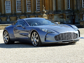 Aston Martin, Cars, Building, Front View, Style, 2009, One-77 HD wallpaper