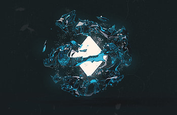 3D, Spray, Splash, Liquid, Glow, Rhombus HD wallpaper