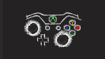 Xbox Controller Art, xbox, computer, art, console HD wallpaper