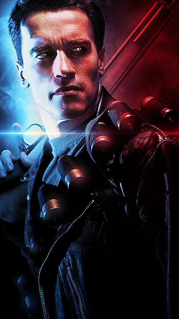 Terminator 2, Arnold Schwarzenegger HD phone wallpaper