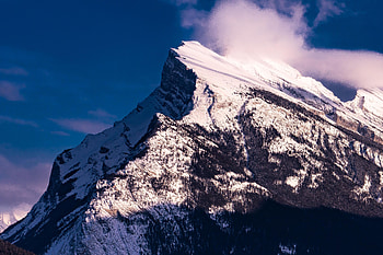 Close Up On Sulfur Mountain , mountains, nature HD wallpaper