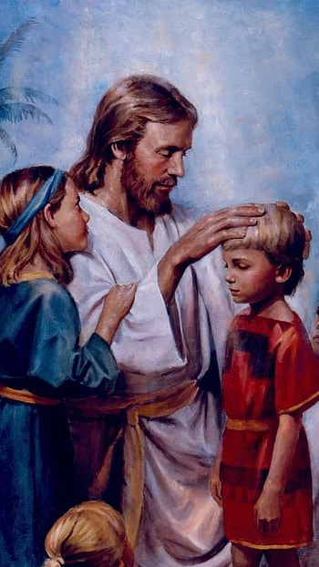 Papa Jesus, Childrens, Jesus HD phone wallpaper