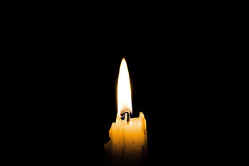 Fire, Dark, Candle, Wick, Wax HD wallpaper