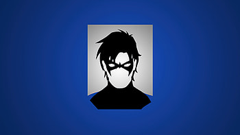 Nightwing Post Minimal Art , nightwing, superheroes, minimalism, minimalist, artist, artwork, digital-art HD wallpaper