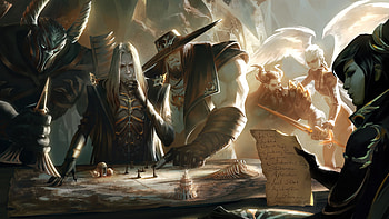 Pentakill Mordekaiser Karthus Yorick LoL PC, video game, League Of Legends, Pentakill (League Of Legends), Yorick (League of Legends), Mordekaiser (League Of Legends) HD wallpaper