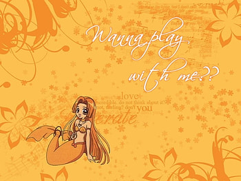 Mermaid Melody-Seira, pichi pichi pitch, seira, orange pearl voice, mermaid melody HD wallpaper