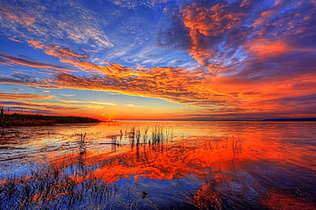 Rigour Sunset, graphy, sunsets, Canada, attractions in dreams, British Columbia, Terra Nova, love four seasons, waterscapes, clouds, nature, sky HD wallpaper