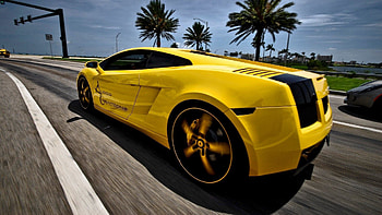 Sports, Lamborghini, Cars, Markup, Movement, Traffic, Sports Car, Track, Route HD wallpaper