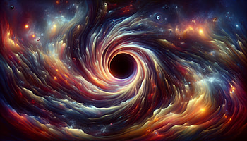 Cosmic Wormhole, wormhole, black hole, galaxy, space, cosmic HD wallpaper