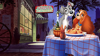Tony's restaurant, Lady and the Tramp HD wallpaper