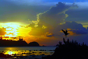 Sunset, sky, beautiful, magic HD wallpaper