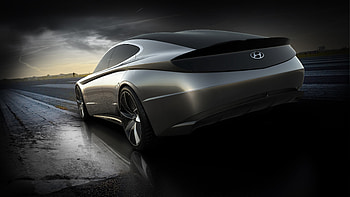 Hyundai Le Fil Rouge, concpet car, 2018, on road HD wallpaper