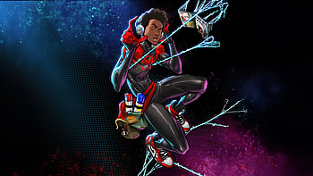 Miles Morales Spectacular Destiny, miles-morales, superheroes, artwork, artist, art, digital-art HD wallpaper