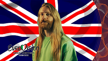 Sam Ryder, Union Jack, Turin, Eurovision Song Contest HD wallpaper