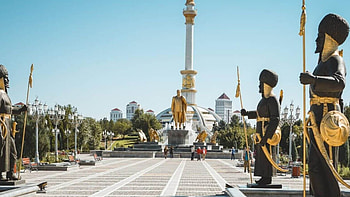 Central Asian capitals, Exploring Kalpak travel destinations, Turkmenistan travel guide, Discovering the wonders of Central Asia HD wallpaper