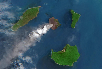 Krakatoa volcano eruption, Tsunami impact, Indonesian coast, Casualties and injuries HD wallpaper