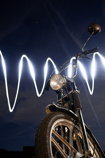 Motorcycles, Shine, Light, Glow, Motorcycle, Bike, Line HD phone wallpaper