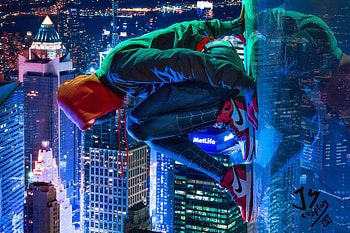 Miles Morales Spiderman Cosplay, spiderman-into-the-spider-verse, cosplay, superheroes, artwork, artist, digital-art, behance HD wallpaper