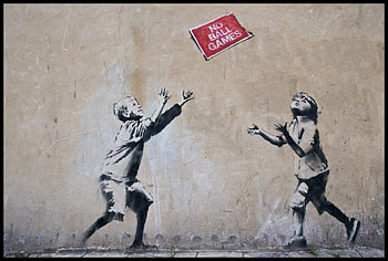Banksy Art Abstract HD wallpaper