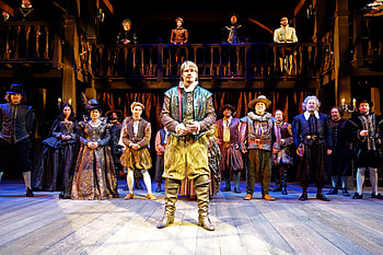 Shakespeare in Love, Captivating stage production, Immersive theater experience, Romantic comedy delight HD wallpaper